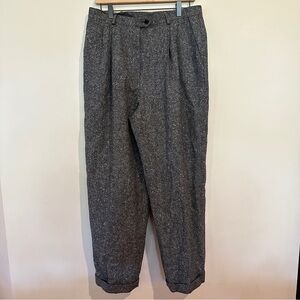 Lauren Ralph Lauren 100% Lambswool Textured Trousers Pants